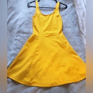 Mini Yellow Summer Dress